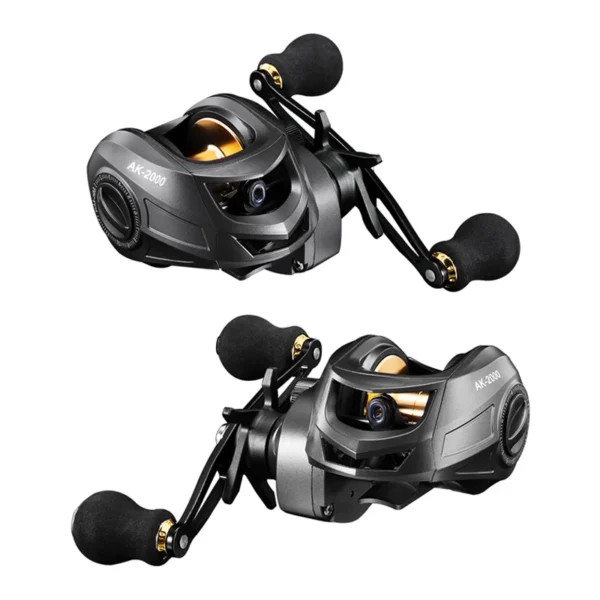 AK Baitcasting Reel Baitcasting Reel Betriel 9.5KG Max Drag Gear Ratio Fishing Reel Baitcaster Reels - Image 2