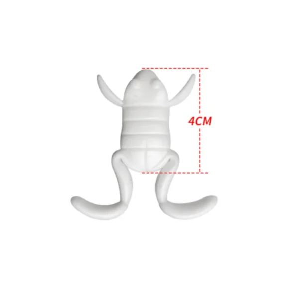 5pcs Lure Bait 5g/piece Water Surface Kick Frog Fake Bait High Simulation TPE Frog Soft Bait Black Fish And Bass Favorite - Image 6