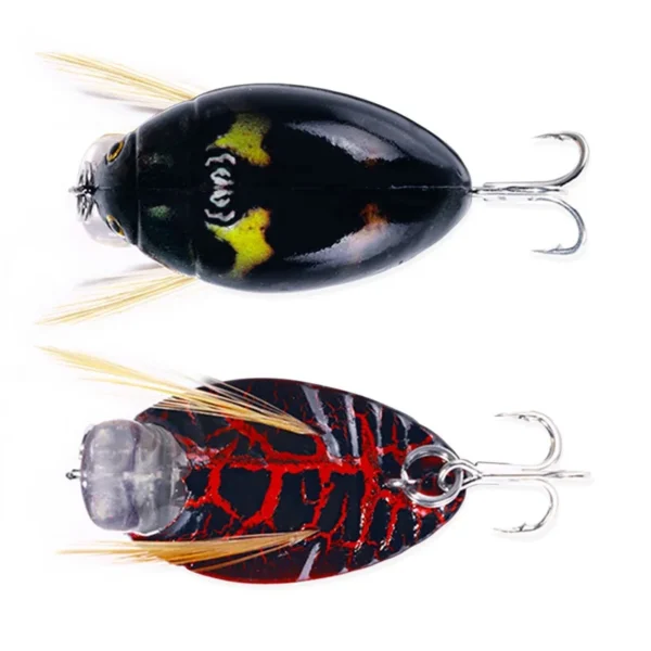 38mm 4g Minnow Lure Topwater Insect Wobblers Fishing Baits Floating Bionics Beetle Bass Lure Mini Catfish Bait for Angler Pesca - Image 7