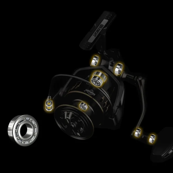 SeaKnight Brand ARCHER2 Series 5.2:1 4.9:1 Spinning Reel MAX Drag Power 28lbs Aluminum Spool Fish Alarm Spinning Reel 2000-6000 - Image 4