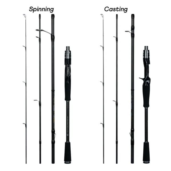 MAXIMUS Lure Fishing Rod 1.8m 2.1m 2.4m 2.7m 3.0m 30T Carbon Spinning Baitcasting FUJI Guide Travel Casting 3-35g L/M/MH BIUTIFU - Image 5