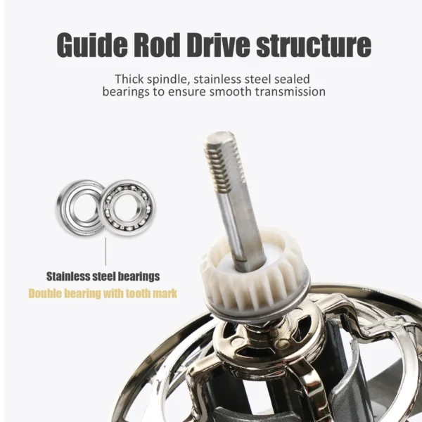 Huidiao Stainless Steel Bearing Spinning Fishing Reel 8000 9000 10000 12000 14000 25KG Powerful Reel Saltwater Fresh Water Drag - Image 3