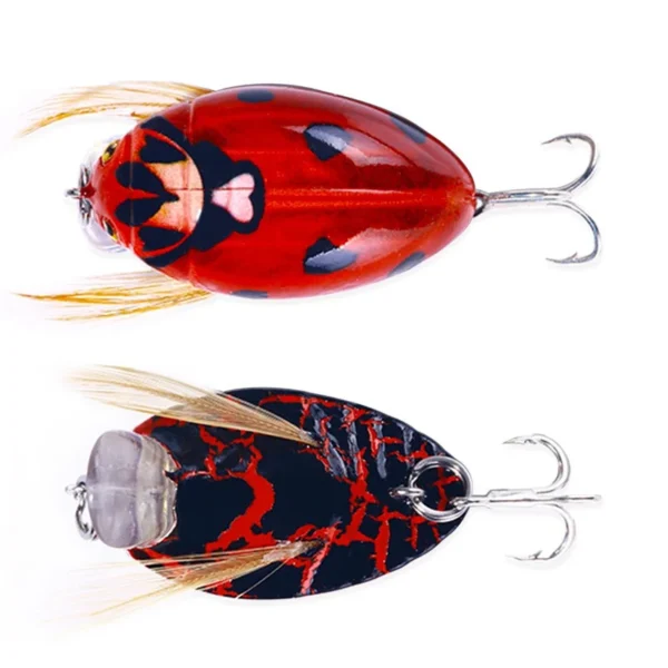 38mm 4g Minnow Lure Topwater Insect Wobblers Fishing Baits Floating Bionics Beetle Bass Lure Mini Catfish Bait for Angler Pesca - Image 9