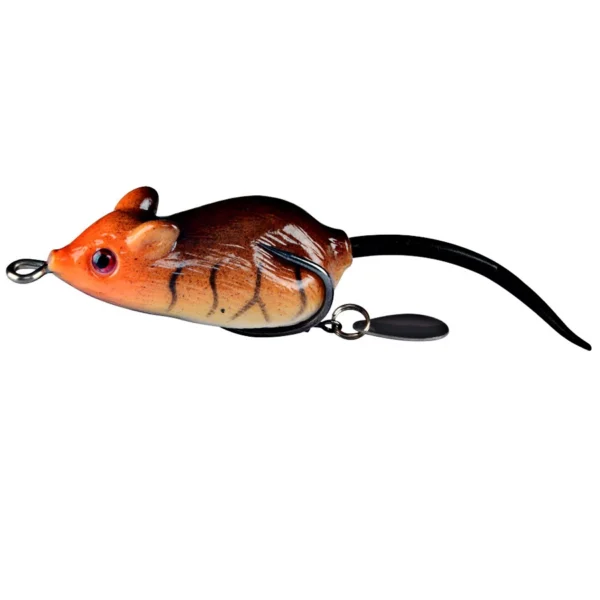 1pcs Soft Plastic Mice Rat Tube Frog Artificial Bait For Fishing Tackle Mouse Swimbait Pike Bass Floating Fishing Lures Topwater - Image 2