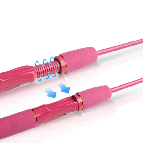1.5M Children Fishing Lure Rod Beginner Fishing Pole Cute Rod Include Spinning Reel Pink Green Available Children - Image 4