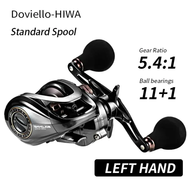 AK Baitcasting Reel Baitcasting Reel Betriel 9.5KG Max Drag Gear Ratio Fishing Reel Baitcaster Reels - Image 12