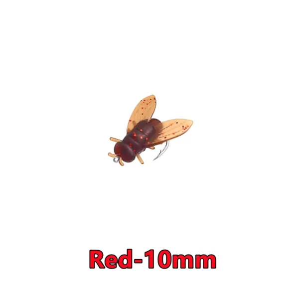 New 50-10PCS Mini Bionic Fly Fishing Bait Fly Hook Soft Bait Add Fish Attractant Fishing Gear For Salmon Trout 10/16/20mm 2025 - Image 17