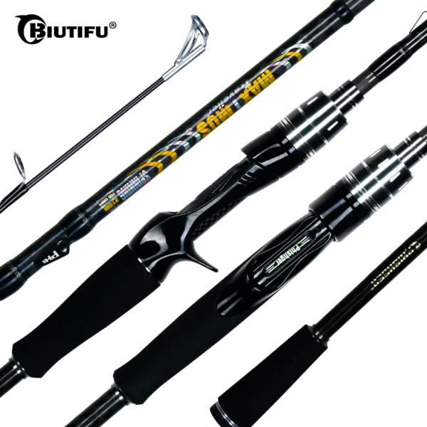 MAXIMUS Lure Fishing Rod 1.8m 2.1m 2.4m 2.7m 3.0m 30T Carbon Spinning Baitcasting FUJI Guide Travel Casting 3-35g L/M/MH BIUTIFU - Image 6