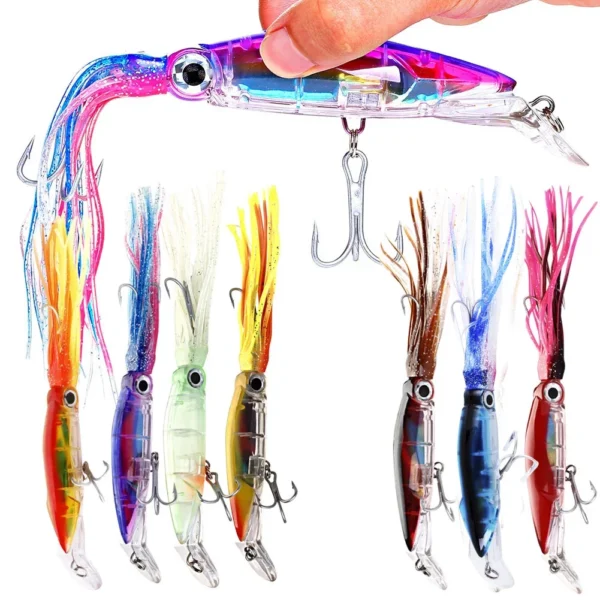 Sougayilang Baits Lures Fishing Tackle Pesca Hard Plastic Octopus Fake Bait Fishing Lure Artificial Saltwater Fishing Lures - Image 2
