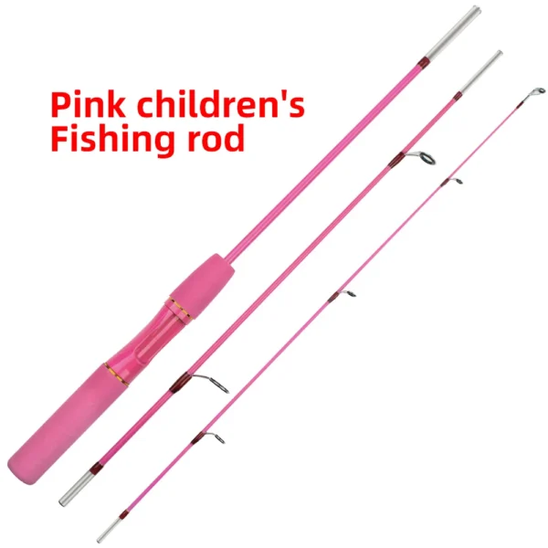 1.5M Children Fishing Lure Rod Beginner Fishing Pole Cute Rod Include Spinning Reel Pink Green Available Children - Image 9
