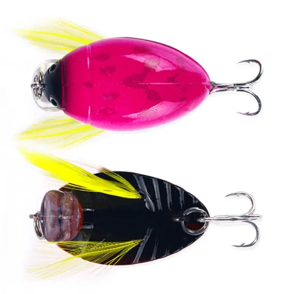 38mm 4g Minnow Lure Topwater Insect Wobblers Fishing Baits Floating Bionics Beetle Bass Lure Mini Catfish Bait for Angler Pesca - Image 13