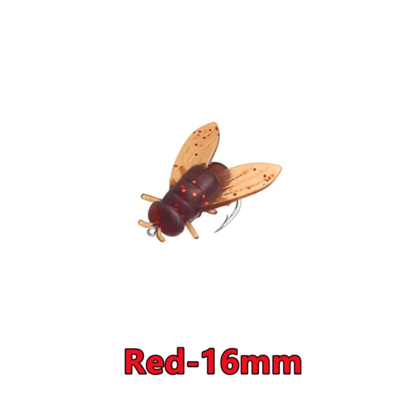 New 50-10PCS Mini Bionic Fly Fishing Bait Fly Hook Soft Bait Add Fish Attractant Fishing Gear For Salmon Trout 10/16/20mm 2025 - Image 12
