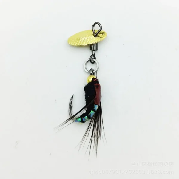 1/5PCS Bionic Fly Fishing Bait hook Trout Jigs Fly Fishing Flies Insects Lures Fly Fishing Lures Spinner Swim Baits Fishing Hook - Image 10