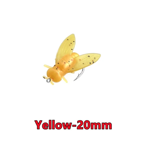 New 50-10PCS Mini Bionic Fly Fishing Bait Fly Hook Soft Bait Add Fish Attractant Fishing Gear For Salmon Trout 10/16/20mm 2025 - Image 11
