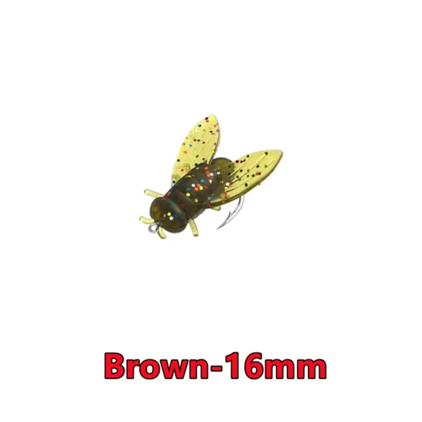 New 50-10PCS Mini Bionic Fly Fishing Bait Fly Hook Soft Bait Add Fish Attractant Fishing Gear For Salmon Trout 10/16/20mm 2025 - Image 18