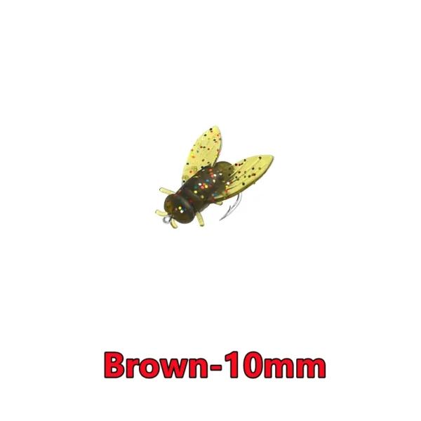 New 50-10PCS Mini Bionic Fly Fishing Bait Fly Hook Soft Bait Add Fish Attractant Fishing Gear For Salmon Trout 10/16/20mm 2025 - Image 21