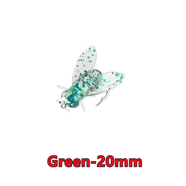 New 50-10PCS Mini Bionic Fly Fishing Bait Fly Hook Soft Bait Add Fish Attractant Fishing Gear For Salmon Trout 10/16/20mm 2025 - Image 10