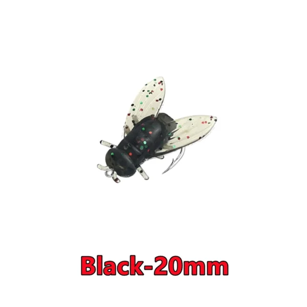 New 50-10PCS Mini Bionic Fly Fishing Bait Fly Hook Soft Bait Add Fish Attractant Fishing Gear For Salmon Trout 10/16/20mm 2025 - Image 23