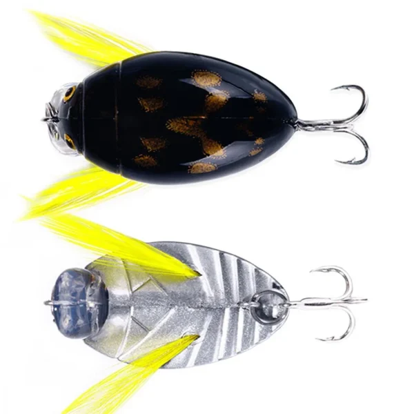 38mm 4g Minnow Lure Topwater Insect Wobblers Fishing Baits Floating Bionics Beetle Bass Lure Mini Catfish Bait for Angler Pesca - Image 14