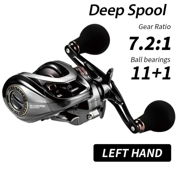 AK Baitcasting Reel Baitcasting Reel Betriel 9.5KG Max Drag Gear Ratio Fishing Reel Baitcaster Reels - Image 10