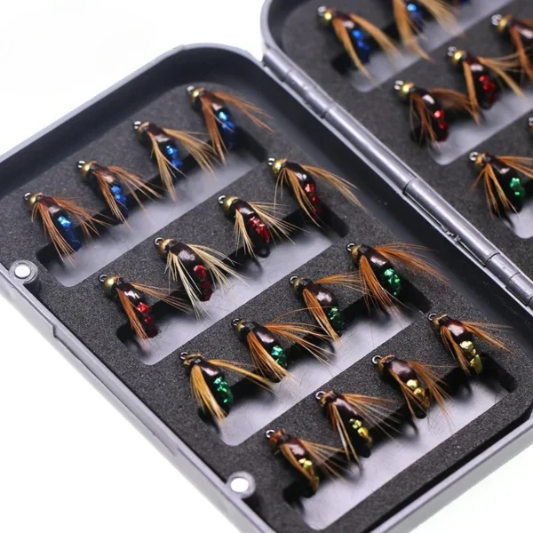 Fly Fishing Kit - Artificial Bait Nymphs & Bugs (Trout Lures) Pack of 4/8/32pcs - Image 7