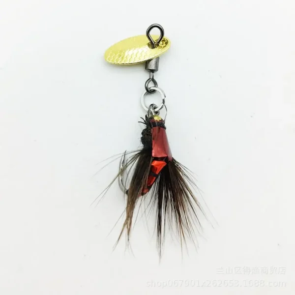 1/5PCS Bionic Fly Fishing Bait hook Trout Jigs Fly Fishing Flies Insects Lures Fly Fishing Lures Spinner Swim Baits Fishing Hook - Image 11