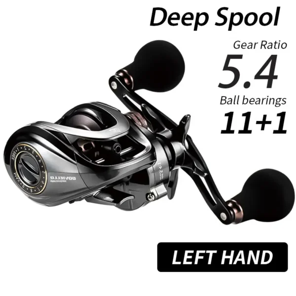 AK Baitcasting Reel Baitcasting Reel Betriel 9.5KG Max Drag Gear Ratio Fishing Reel Baitcaster Reels - Image 7