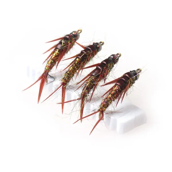 6pcs Wet Nymph Fly Trout Fishing Lures Baits Fast-sinking   Artifical Wet Nymph Flies for Trout Fishing Lures Baits Accessories - Image 5