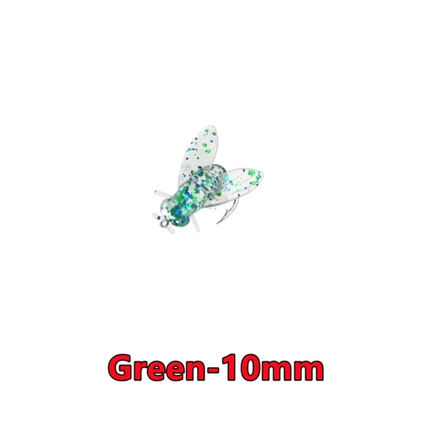 New 50-10PCS Mini Bionic Fly Fishing Bait Fly Hook Soft Bait Add Fish Attractant Fishing Gear For Salmon Trout 10/16/20mm 2025 - Image 14