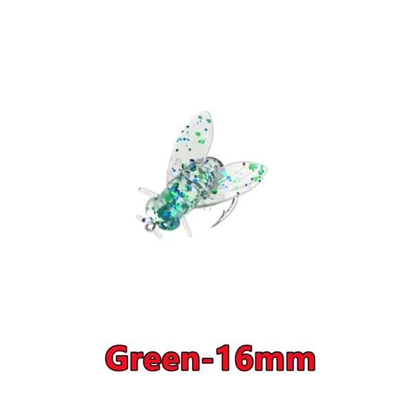 New 50-10PCS Mini Bionic Fly Fishing Bait Fly Hook Soft Bait Add Fish Attractant Fishing Gear For Salmon Trout 10/16/20mm 2025 - Image 8