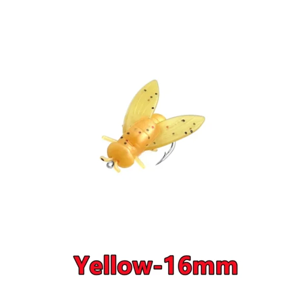 New 50-10PCS Mini Bionic Fly Fishing Bait Fly Hook Soft Bait Add Fish Attractant Fishing Gear For Salmon Trout 10/16/20mm 2025 - Image 16