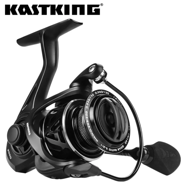 KastKing Zephyr Light Weight Spinning Fishing Reel 7+1Ball Bearings 10 kg Drag Carbon Fiber Drag for Bass Saltwater Fishing Coil - Image 7