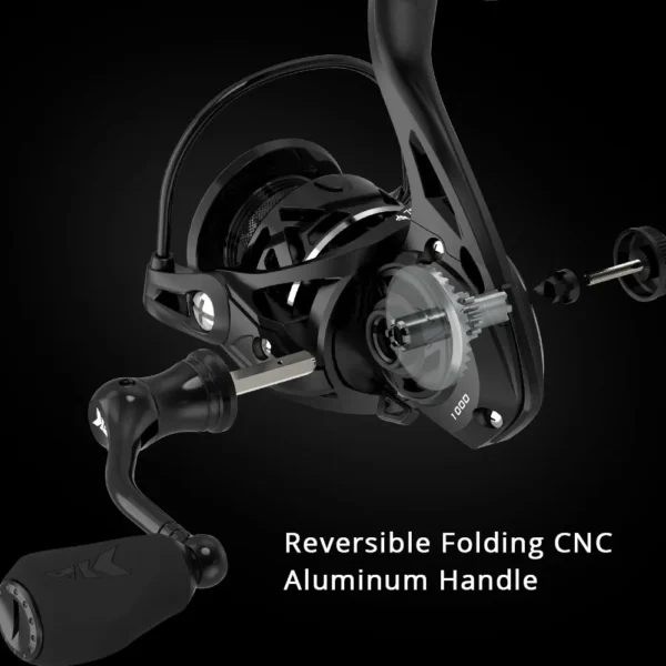 KastKing Zephyr Light Weight Spinning Fishing Reel 7+1Ball Bearings 10 kg Drag Carbon Fiber Drag for Bass Saltwater Fishing Coil - Image 6
