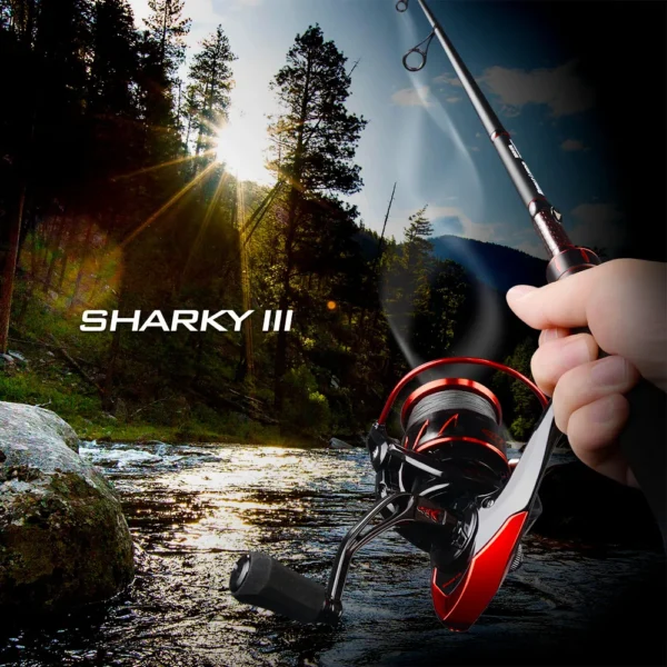 KastKing Sharky III Innovative Water Resistance Spinning Reel 18KG Max Drag Power Fishing Reel for Bass Pike Fishing - Image 6
