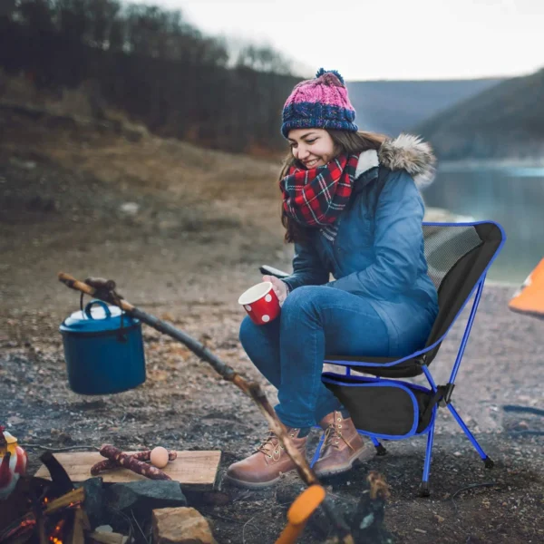 Folding Chair Ultralight Detachable Portable Lightweight Chair Folding Extended Seat  Fishing Camping Home BBQ Garden Hiking - Image 4