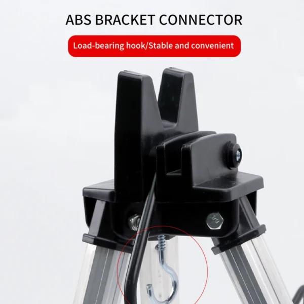 Sideny-Telescopic Bracket Holder,Sea Pole Support Frame, 3-Fold Fishing Rod Rest Base, Fishing Rod Load-Bearing, Tripod Stand - Image 3