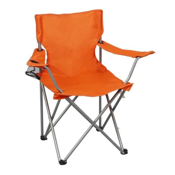 2 Pack Folding Camp Chairs with Cup Holder Portable Quad Frame Durable Outdoor Seating Tailgating Camping Sports Events - Image 6