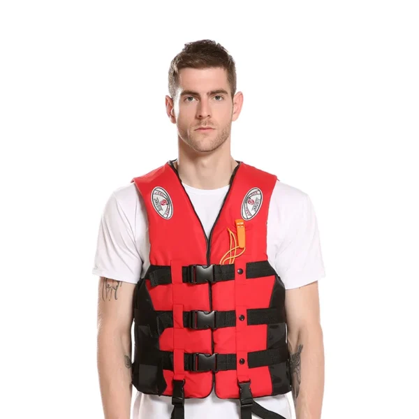 S ,M ,L,XL ,2XL ,3XL Swimming Buoyancy Sea Fishing Life Jacket Outdoor Sports Adult Waistcoat Life Jacket Coated Oxford Cloth - Image 2