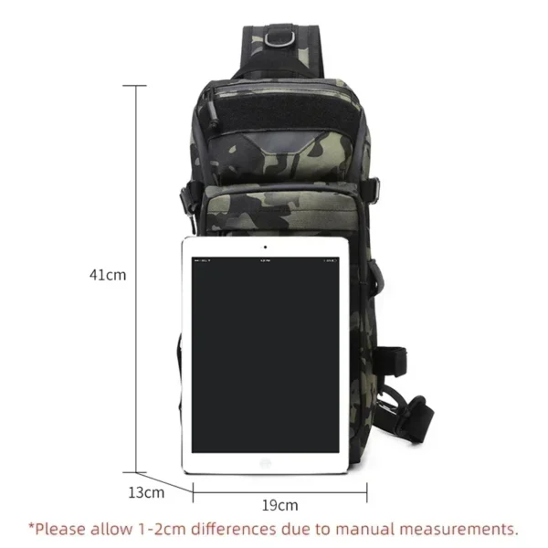 Waterproof Fishing Shoulder Bag Outdoor Sports Cycling Crossbody Chest Single Backpack Travel Climbing Camping Tactical - Image 6