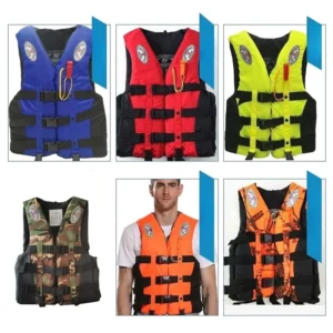 S ,M ,L,XL ,2XL ,3XL Swimming Buoyancy Sea Fishing Life Jacket Outdoor Sports Adult Waistcoat Life Jacket Coated Oxford Cloth