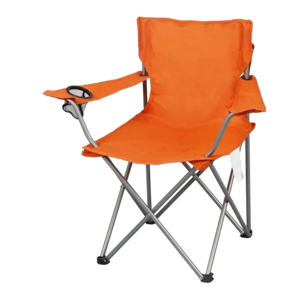 2 Pack Folding Camp Chairs with Cup Holder Portable Quad Frame Durable Outdoor Seating Tailgating Camping Sports Events - Image 4