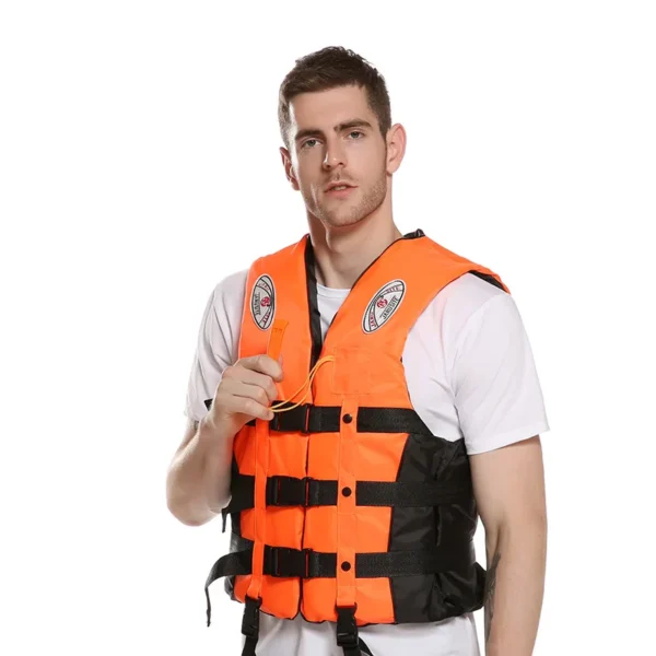 S ,M ,L,XL ,2XL ,3XL Swimming Buoyancy Sea Fishing Life Jacket Outdoor Sports Adult Waistcoat Life Jacket Coated Oxford Cloth - Image 8