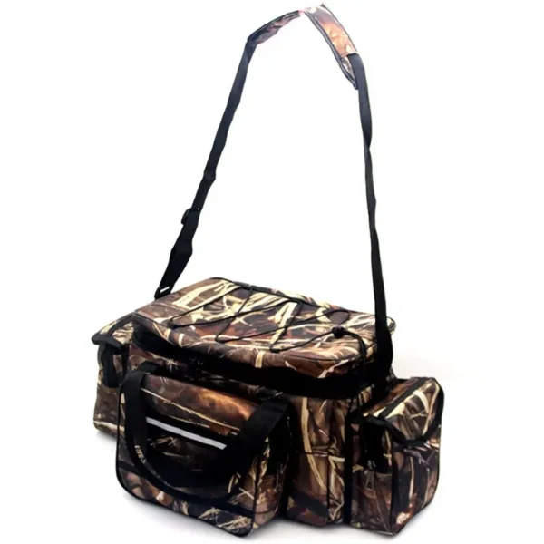 Waterproof Fishing Bag Nylon Large Capacity Multi Purpose Fishing Tackle Two Layer Waterproof Outdoor Shoulder Bags - Image 7