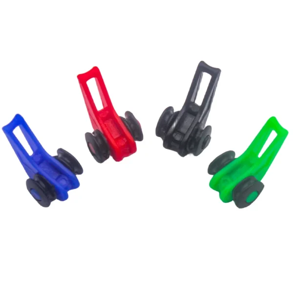 10PCS Bait Holder Plastic Fishing Hook Keeper Lure Safety Holder With 2 Rubber Rings For Fishing Rod Pole Fishing Tackle - Image 6